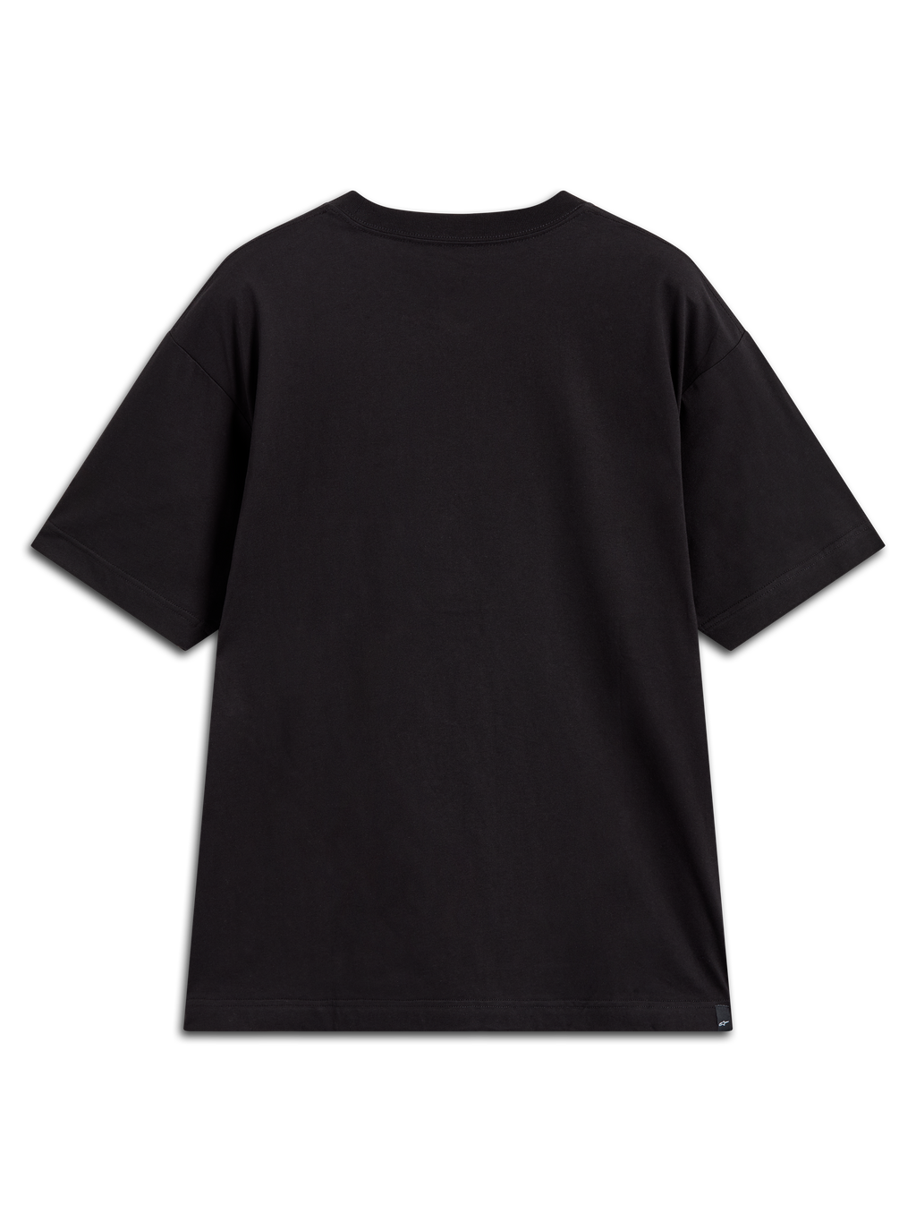 Alpinestars Chalk Oversized CSF Tee, kortærmet t-shirt, sort, set bagfra, afslappet pasform, motorsport streetwear