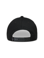 Alpinestars Combo Logo Snapback Hat, sort kasket set bagfra med justerbar snapback-lukning og vævet logomærke.