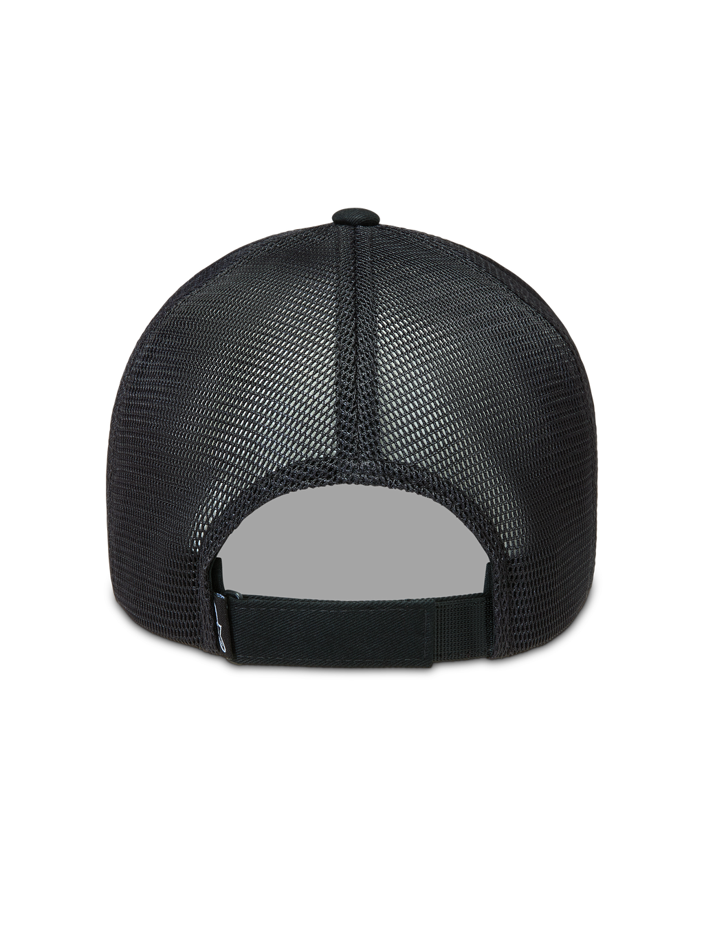 Alpinestars Augment Trucker cap, sort kasket set bagfra med diamantnet i polyester og justerbar rem.