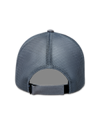 Alpinestars Augment Trucker cap, grå kasket set bagfra med åndbart diamantnet og justerbar snapback-lukning.