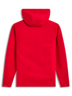 Alpinestars Ageless Zip V3 Hoodie, rød fleecehættetrøje set bagfra, klassisk motorsport sportstøj