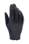 Alpinestars A-Dura Thermal-handsker, sorte mountainbike-handsker, fleksibel stofkonstruktion med hvide logodetaljer, neoprenmanchet, designet til vindbeskyttelse i koldt vejr