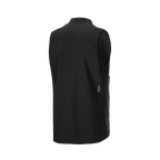 Alpinestars A-Dura Thermal Vest, sort cykelvest, set bagfra i trekvart vinkel, viser glat stof og lille hvidt Alpinestars logo på siden, letvægts termisk isolering til mountainbike