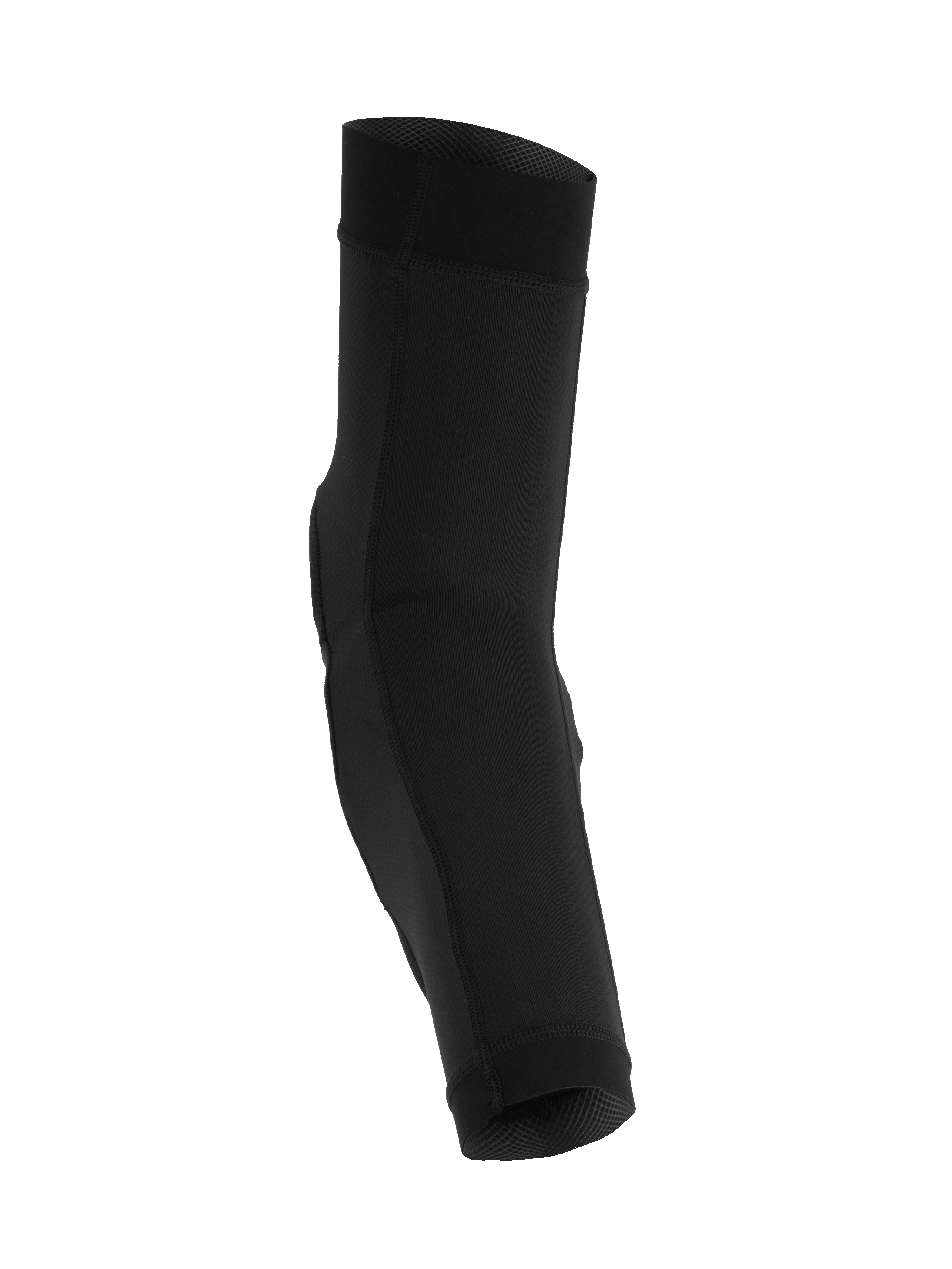 Alpinestars A-Motion Plasma Elbow Sleeve, MTB albuebeskytter, sort, strømlinet slip-on-design med åndbart mesh og anatomisk konturering, letvægtsbeskyttelse til terrænkørsel