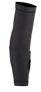 Alpinestars Paragon Lite Elbow Protector, Black, breathable stretch mesh sleeve, slip-on design with reinforced elbow padding, lightweight protection for mountain biking