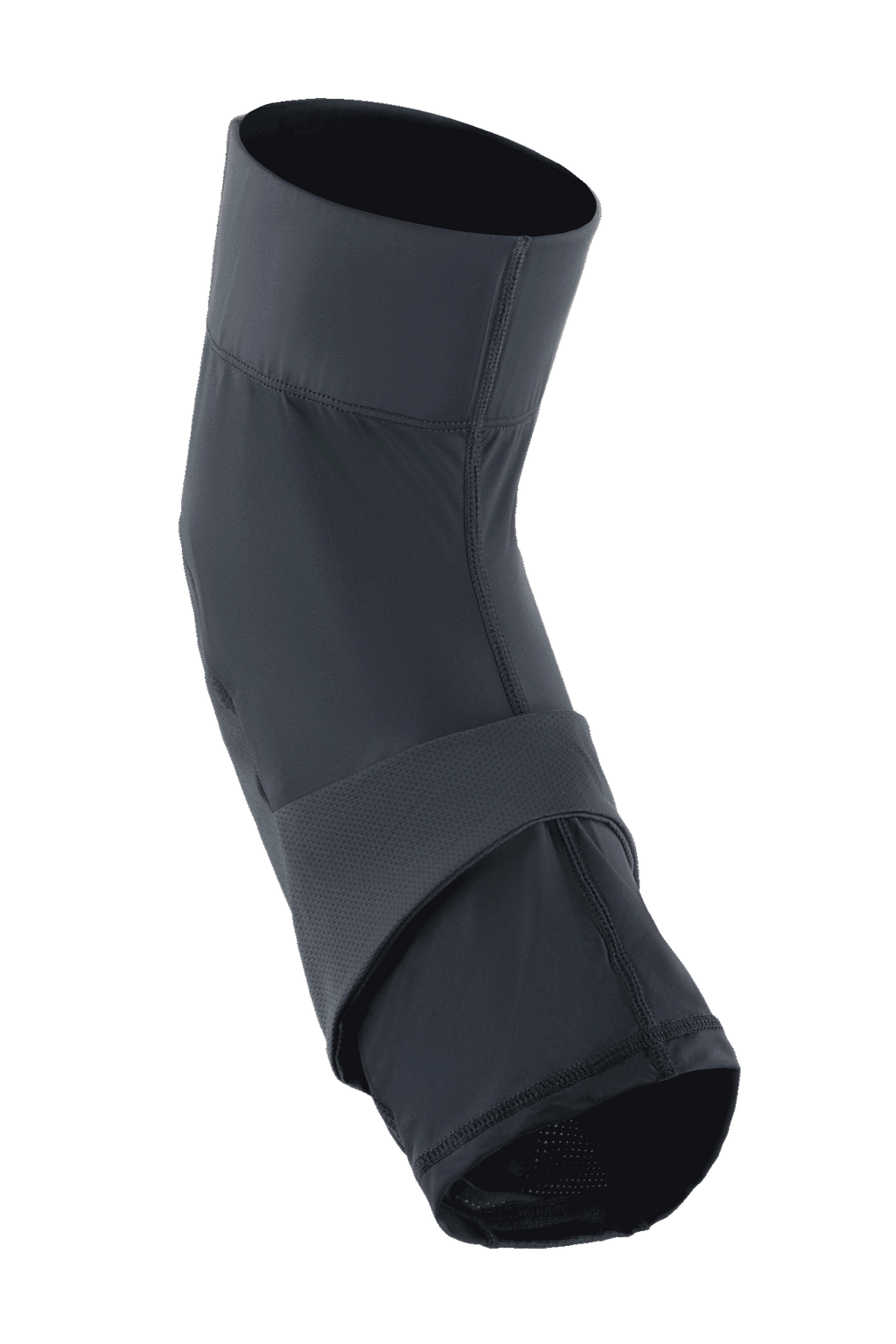 Alpinestars A-Motion Plasma Pro Knæbeskytter, MTB knæbeskytter, sort, slip-on sleeve med forbøjet ergonomisk design, centralt kompressionsbånd og åndbare strækmesh-paneler.