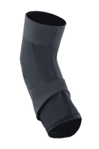Alpinestars A-Motion Plasma Pro Knæbeskytter, MTB knæbeskytter, sort, slip-on sleeve med forbøjet ergonomisk design, centralt kompressionsbånd og åndbare strækmesh-paneler.