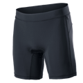 Alpinestars Drop Inner Shorts, sorte mountainbike-indershorts med integreret chamois-polstring, bred elastisk talje, ergonomisk kompressionspasform og åndbart, hurtigtørrende strækstof til trail- og enduro-kørsel.