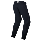 Alpinestars A-Dura Termobukser, MTB-bukser, sort, set bagfra med et forbuet anatomisk design, lille ASTARS-logo på linningen bagpå, minimalistisk stil til trail- og enduro-kørsel