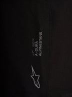 Sorte A-Dura Ride Liner Shorts med Alpinestars logodetaljer på teknisk 4-vejs strækstof.