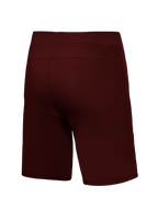 Alpinestars A-Dura Ride Shorts i Bordeaux, set bagfra, minimalistisk design og slidstærkt MTB-strækmateriale.