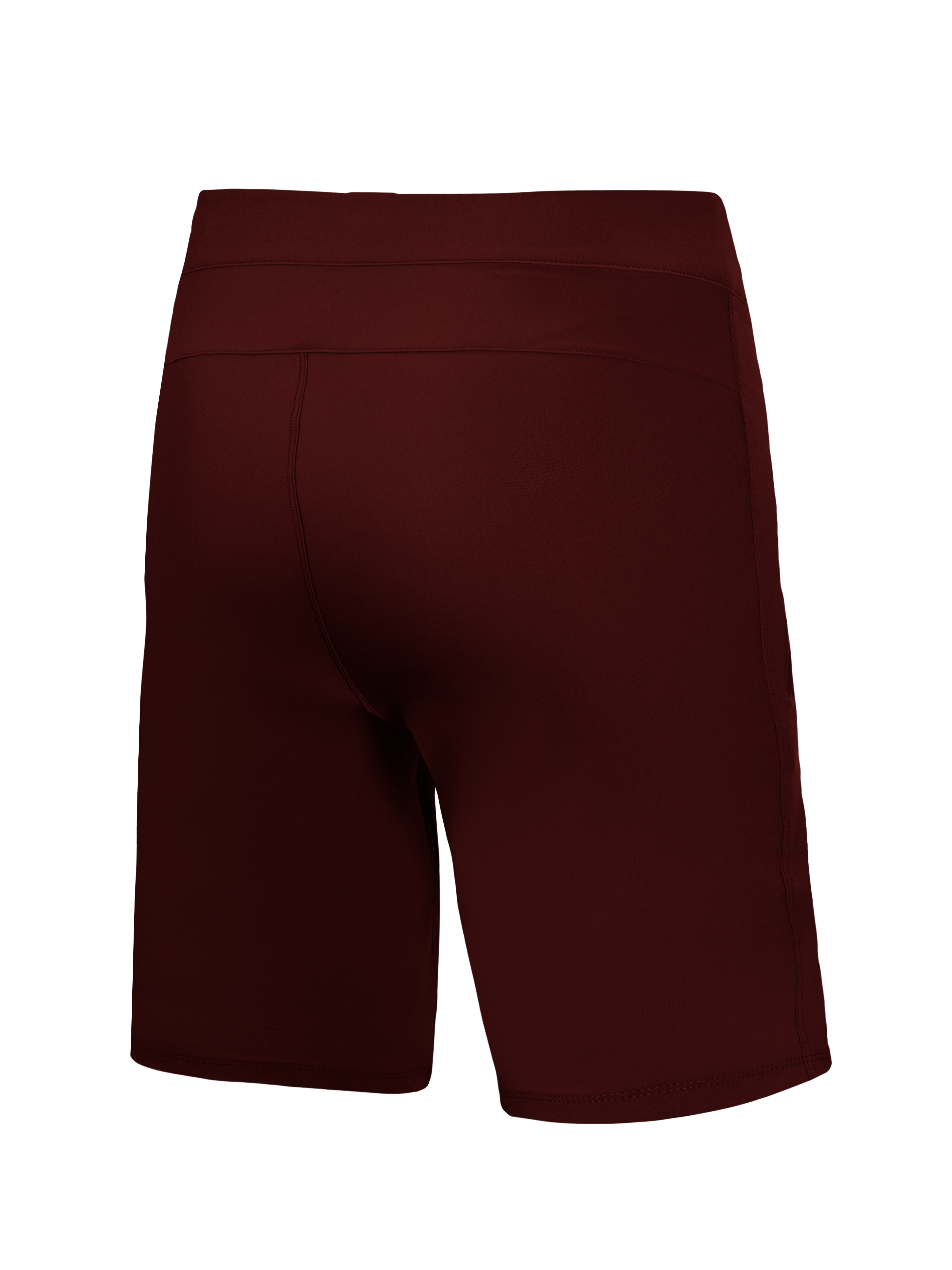 Alpinestars A-Dura Ride Shorts i Bordeaux, set bagfra, minimalistisk design og slidstærkt MTB-strækmateriale.