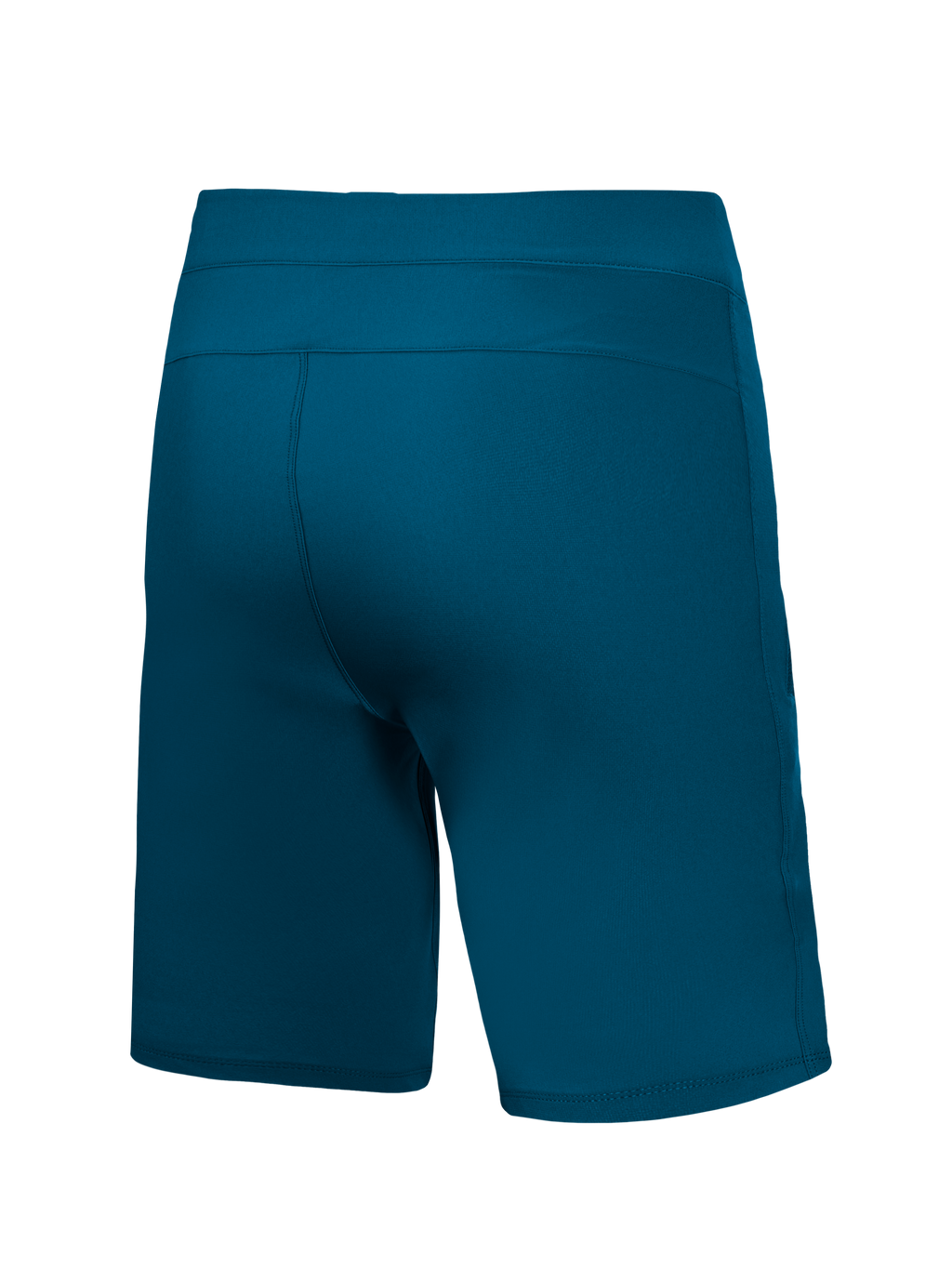 Alpinestars A-Dura Ride Liner Shorts i blågrøn, set bagfra, tekniske MTB-shorts i slidstærkt strækstof.