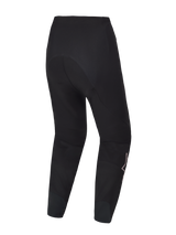 Black A-Supra Elite MTB Pants, rear view, showing durable 4-way stretch fabric and ergonomic racing design for high-performance cycling