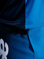 A-Supra Elite-bukser i Faded Bright Blue med sort skraldelukning for en sikker og justerbar pasform på sporet.