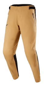 Alpinestars Tahoe 8.1 Waterproof bukser, vandtætte MTB-bukser, khaki og sort, forbøjede ben, lynlåslommer foran og justerbar talje, med sorte sidepaneler og sømløst skridt til terrænkørsel i al slags vejr