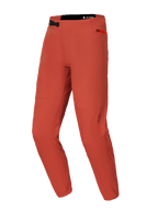Alpinestars A-Dura Elite bukser, MTB mountainbikebukser, mørkeorange, med 4-vejs stretch Cordura-stof, ratchet-lukning foran i taljen, sidelomme med lynlås og elastiske manchetter ved anklerne