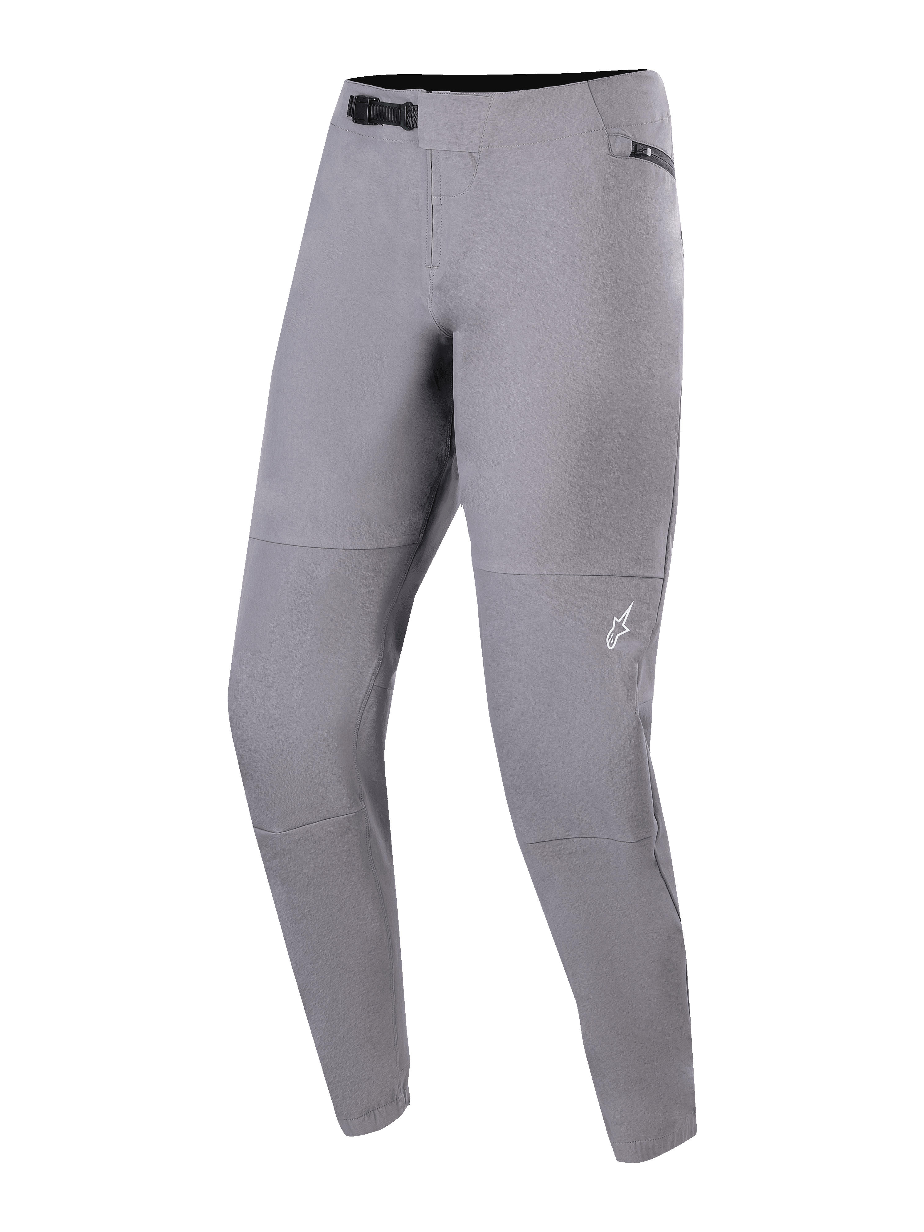 Alpinestars A-Dura Elite bukser, mountainbike-bukser, mørkegrå, med skraldelukning foran og lynlåslommer, slidstærkt 4-vejs stretch Cordura-stof til off-road cykling