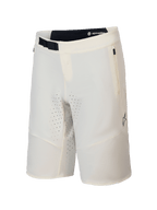 Alpinestars A-Aria Elite Shorts, Mountain Bike Cycling Shorts, Ecru, with 4-way stretch recycled fabric and magnetic buckle closure