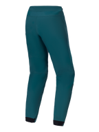 Alpinestars A-Dura bukser, mountainbike-bukser, mørk fyrregrøn, set bagfra, med sorte elastiske manchetter, holdbart tekstildesign til off-road MTB-terrænkørsel