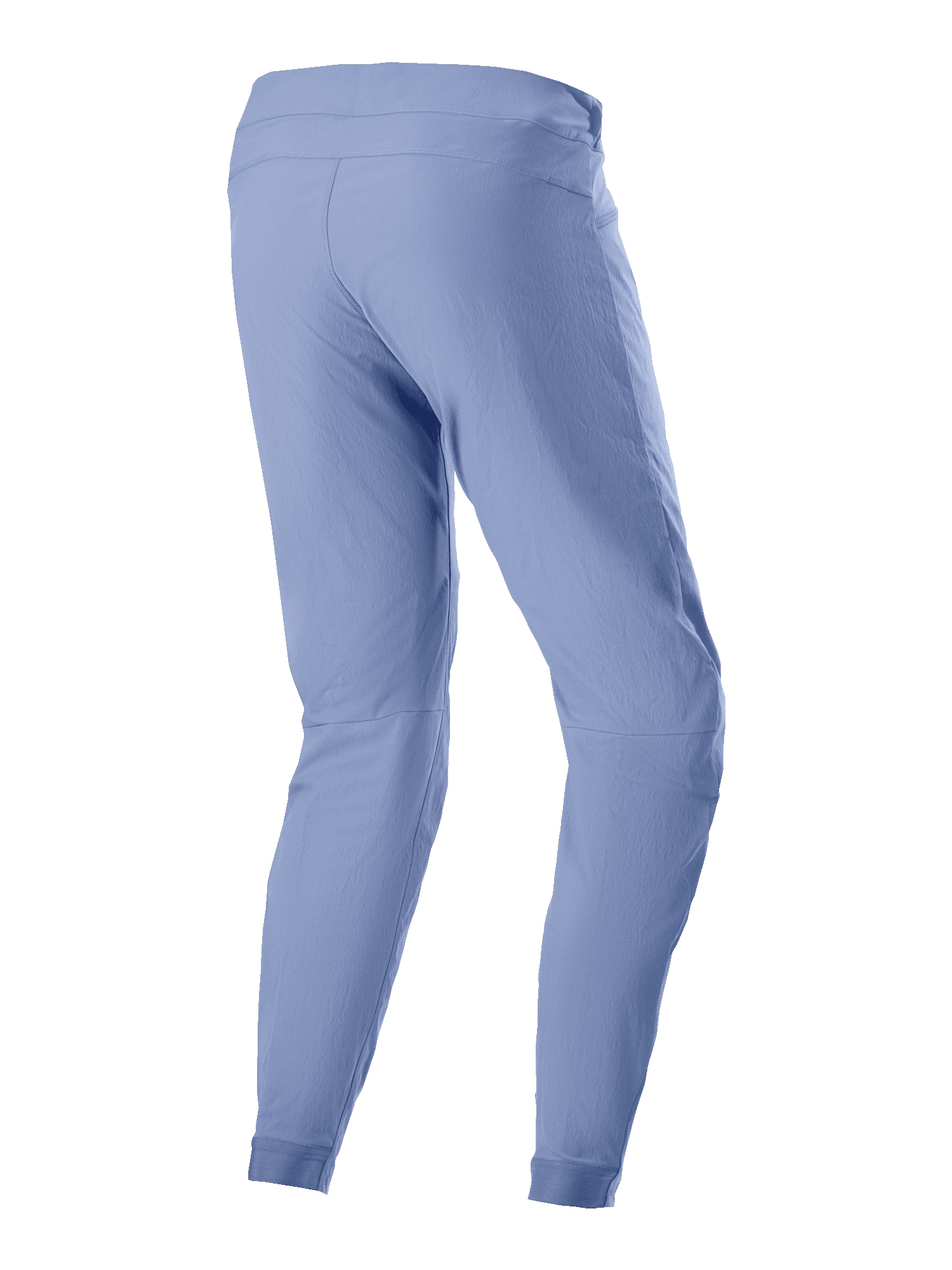 Alpinestars A-Dura bukser, mountainbike-bukser, Infinity Blue, set bagfra med tilspidsede ben og elastiske manchetter, slidstærkt 2-vejs strækstof til terrænkørsel