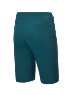 Alpinestars A-Dura shorts, mountainbike-shorts, Dark Pine, set bagfra med et rent design og slidstærkt 2-vejs strækstof, almindelig pasform til MTB-kørsel