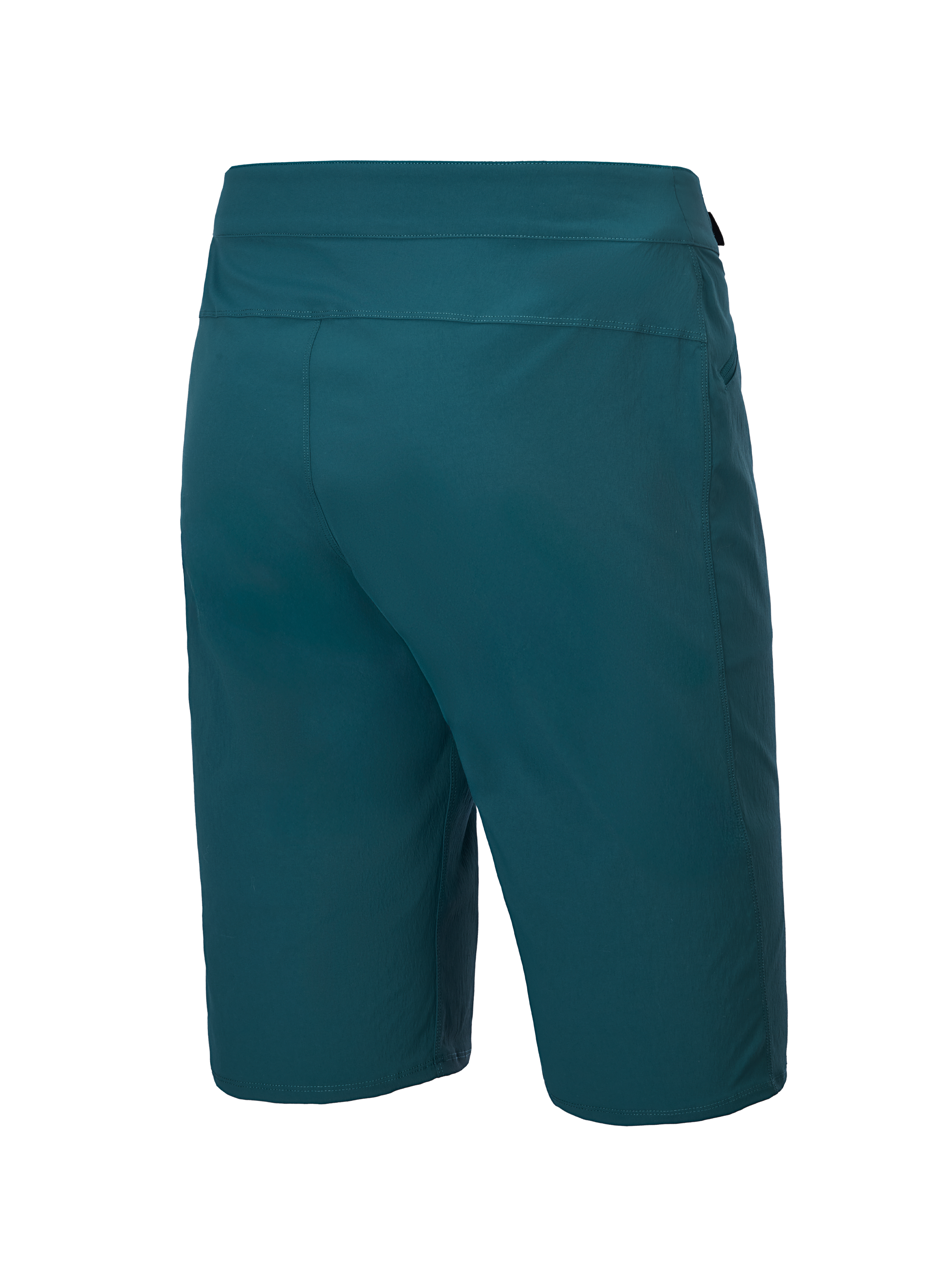 Alpinestars A-Dura shorts, mountainbike-shorts, Dark Pine, set bagfra med et rent design og slidstærkt 2-vejs strækstof, almindelig pasform til MTB-kørsel