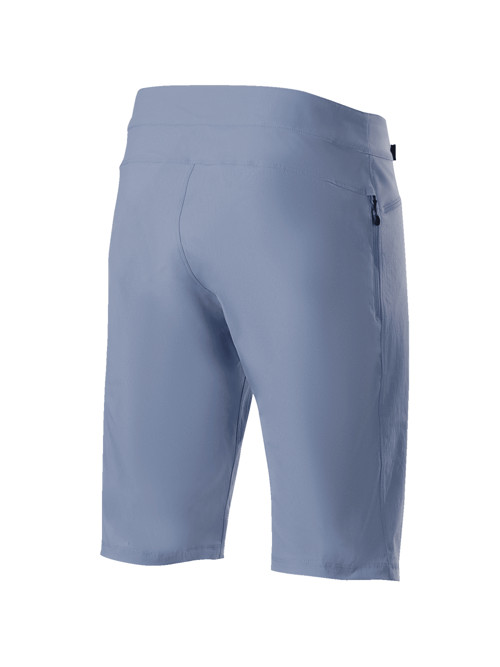 Alpinestars A-Dura shorts, Infinity Blue, MTB-cykelshorts, set bagfra med lynlåslomme og teknisk strækstof, holdbart terræntøj