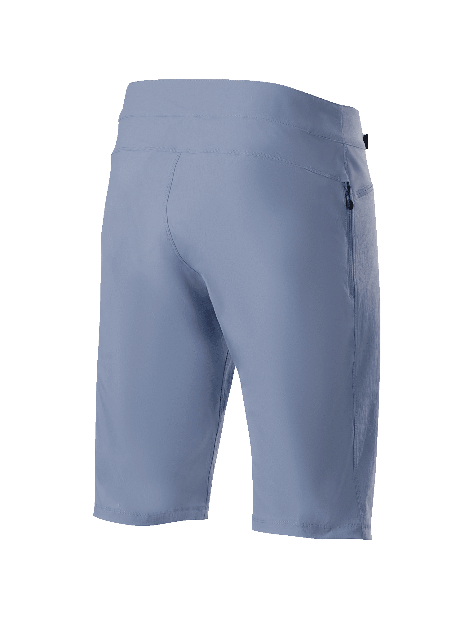 Alpinestars A-Dura shorts, Infinity Blue, MTB-cykelshorts, set bagfra med lynlåslomme og teknisk strækstof, holdbart terræntøj