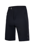 Sorte Ungdom A-Dura Ride Shorts med skraldelukning og lynlåslommer, slidstærkt mountainbike-tøj med 4-vejs stræk.