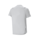 Alpinestars A-Aria Astar Jersey, Short Sleeve Cycling Jersey, White Dove, Back view featuring lightweight breathable fabric, dropped tail for coverage, and subtle reflective accents.