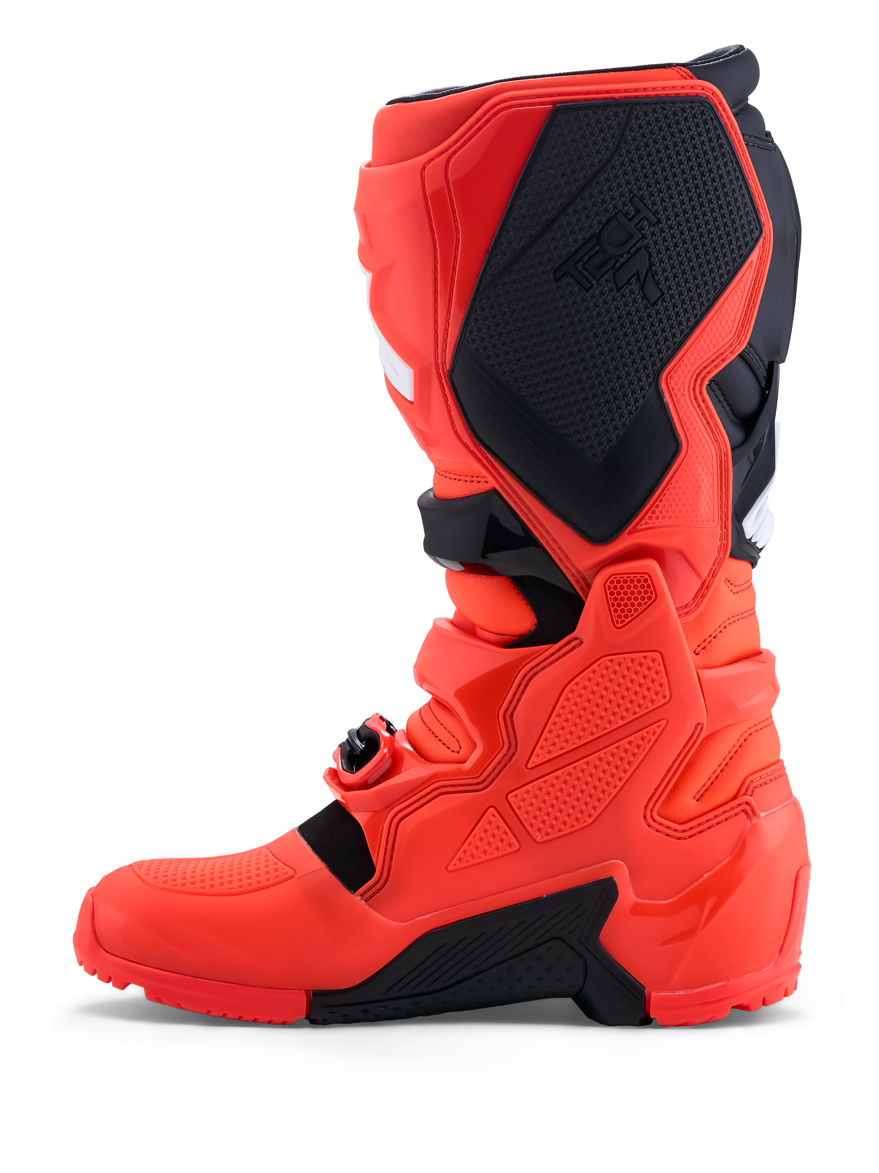 Alpinestars Tech 7 Enduro støvler, rød og sort, motocrossstøvler til herrer med CE-beskyttelse og gribefast sål