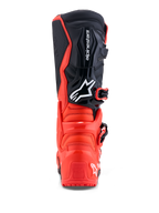Alpinestars Tech 7 Enduro støvler, off-road motorcykelstøvler, herre, rød og sort, TPU-beskyttelse og CE-certificeret, set bagfra