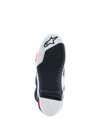Alpinestars Tech-10 Supervented motorcykelstøvler, hvid og sort sål med udskiftelig midterindsats til motocross