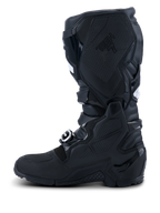 Alpinestars 2026 Tech 7 Enduro Drystar® støvler, sort, indvendig profilvisning med omfattende TPU-beskyttelse, dobbelt drejesystem og specialiserede teksturerede grebspaneler for optimal kontrol, vandtæt konstruktion til off-road og enduro-racing