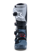 Alpinestars Tech 7 Enduro Drystar Boots, waterproof Men's motorcycle boots in dark gray and red, CE certified.