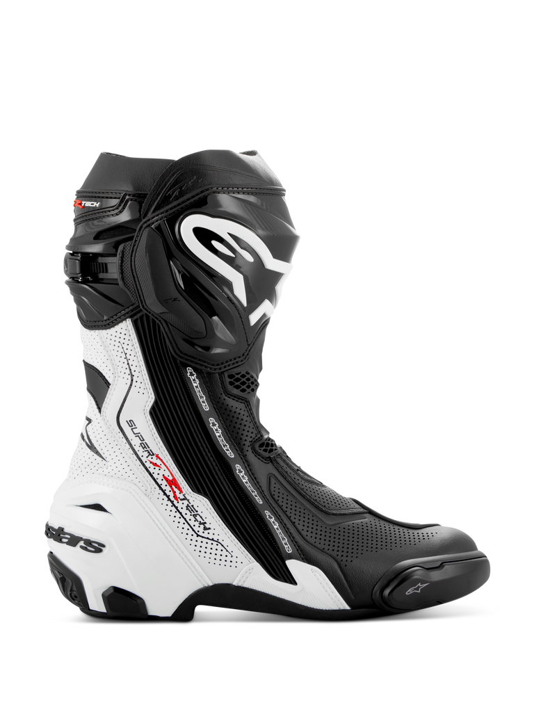 Supertech R Vented - Black Motorcycle Boots | Alpinestars® Supertech R Vented - Black Motorcycle Boots | Alpinestars®