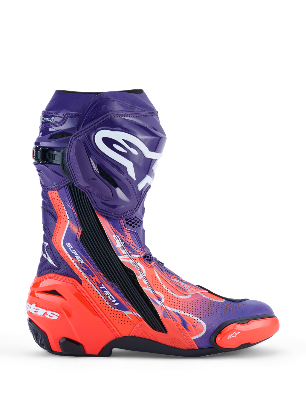 Supertech R LE Flyte - Purple Motorcycle Boots | Alpinestars®