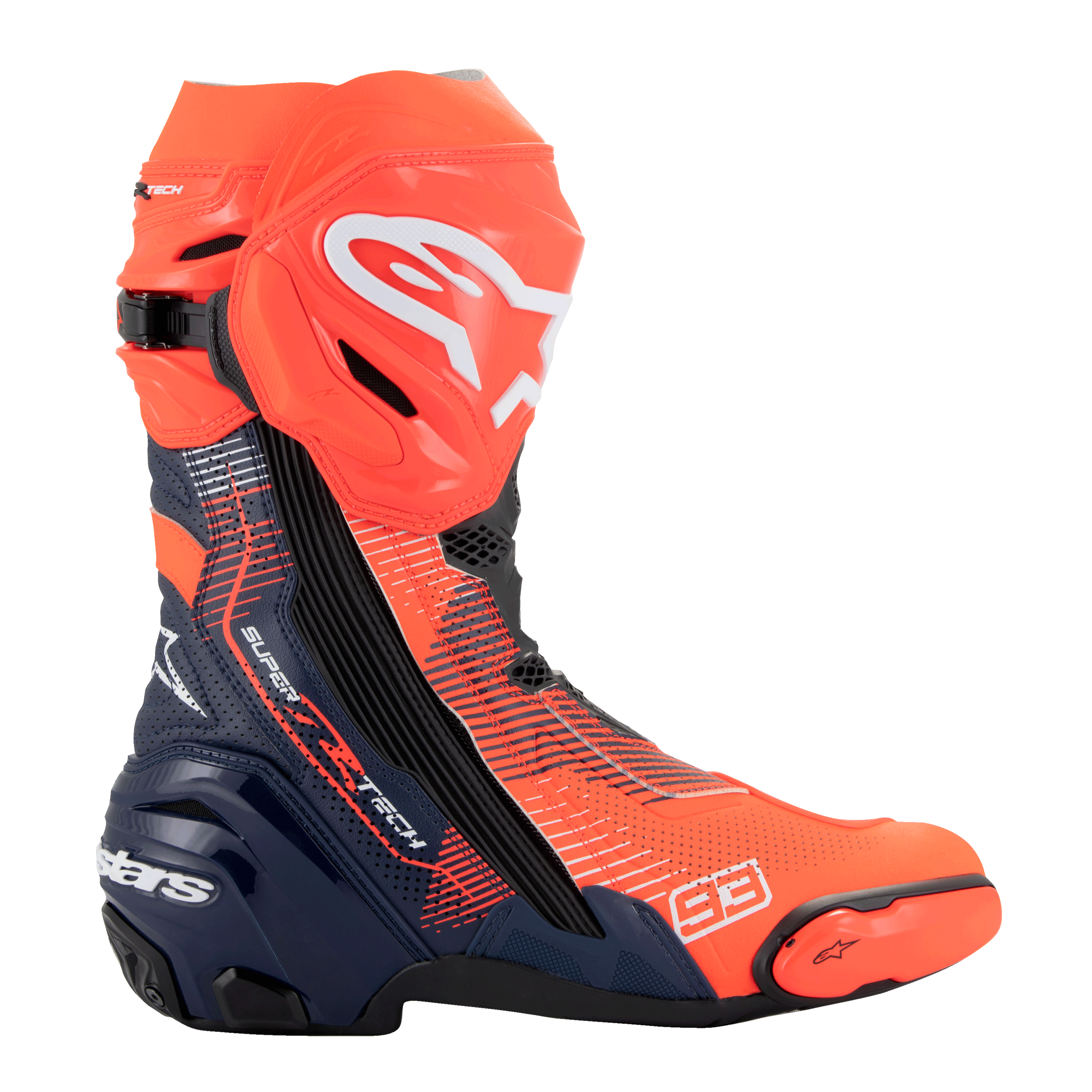 Supertech R Vented MM93 Replica Boots - Red RACING Boots | Alpinestars