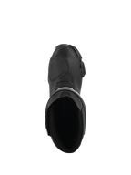 Alpinestars Stella SMX-6 V3 støvler, performance-kørselsstøvler til damer, sort, set fra oven, der viser den indvendige åbning, forstærket gearskifterzone og strømlinet ergonomisk design.
