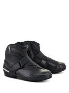 Alpinestars Stella SMX-1 R V2 støvler, lavskaftede motorcykelsko til kvinder, sort, med overdel i mikrofiber, TPU-hælkappe og gearskiftepude, strop-lukning og sporty aerodynamisk profil