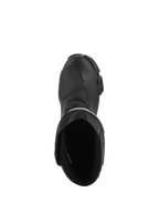 Alpinestars SMX-6 V3 Drystar® støvler, sort, set oppefra med kig ind i støvleåbningen, mikrofiber-overdel med TPU-gearskiftepude og indvendig foring, vandtætte sports- og gadekørselsstøvler