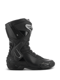 Alpinestars Stella SMX-6 V3 Drystar-støvler, motorcykelstøvler til damer, sort med sølvdetaljer, vandtæt Drystar-membran, med TPU-skinnebensbeskyttelse, ankelbeskyttelse og tåslider, performance-køreudstyr