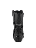 Alpinestars Stella SMX-6 V3 Drystar® støvler, sort, set bagfra med TPU-hælkappe og lægbeskyttelse bagpå, højtydende vandtætte motorcykelstøvler til kvinder