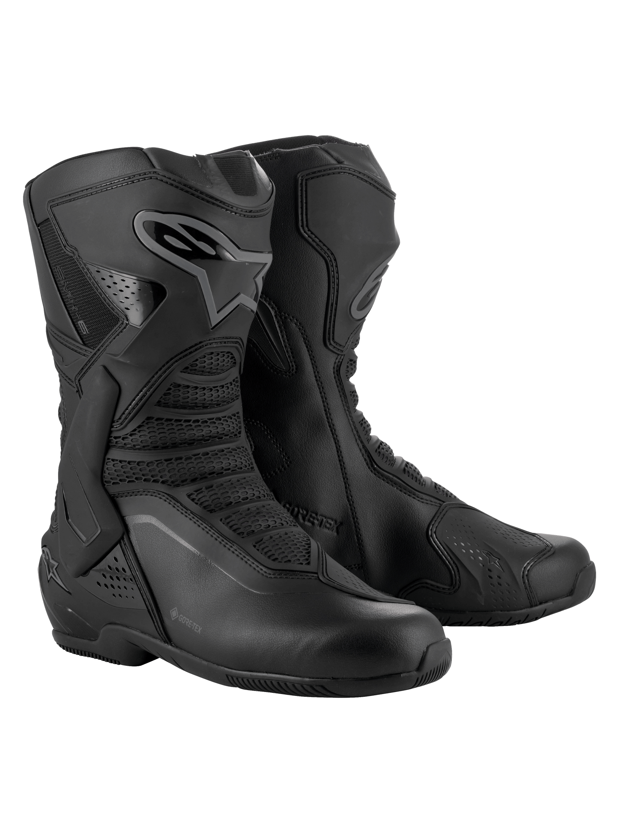 SMX-6 V3 GORE-TEX - Black Motorcycle Boots | Alpinestars® SMX-6 V3 GORE-TEX - Black Motorcycle Boots | Alpinestars®