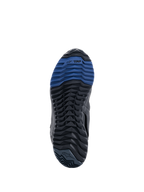 Alpinestars RT-8 GORE-TEX støvler, sålvisning med sort og blå gummiydersål, robust mønster og TPF-branding, designet til optimalt greb og gåkomfort i adventure touring-terræn