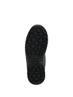 Alpinestars Woman Judy Waterproof støvler, sorte motorcykelstøvler, set nedefra af den robuste gummiydersål, tekstureret mønster for forbedret greb og holdbarhed, med Stella-logoet