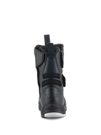 Alpinestars Stella RT-7 Touring Drystar® støvler til damer, motorcykelstøvler til damer, sort, set bagfra med præget Drystar-branding på hælen, trækstrop bagpå og fleksible tekstilbælge for øget bevægelighed.