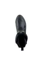 Alpinestars Stella RT-7 Touring Drystar® støvler til damer, sort, set fra oven, der viser støvleåbningen og den indvendige foring, avanceret mikrofiber- og tekstilkonstruktion til adventure touring
