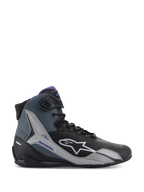Alpinestars Stella Faster-4 Shoes, Women's Road Riding Shoes, Black and Violet, protective microfiber construction.